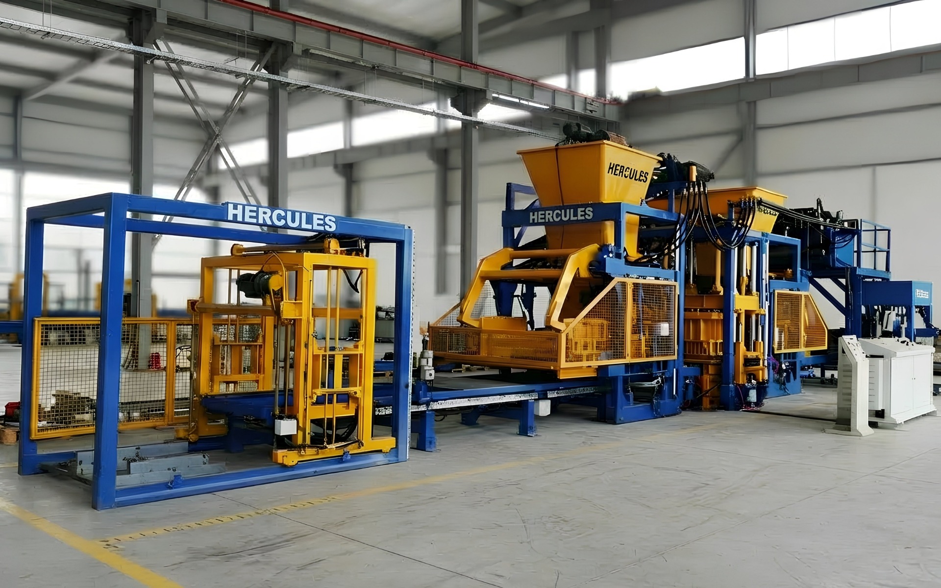 Honcha Hercules Series fully automatic concrete block-making machine for African production plants